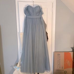 Revelry Bridesmaid Rosalie Dress French Blue Size 6 (No Alterations!)